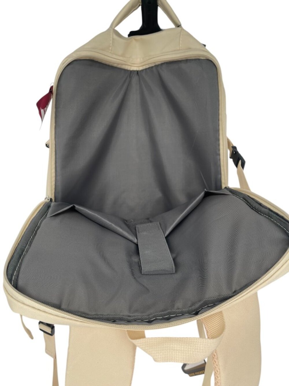 NWT Travel Select Citystride 30L Expandable Travel Backpack cream/sand - Picture 5 of 9